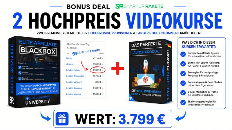 TikFluencer Bonus: 2 Hochpreis-Videokurse