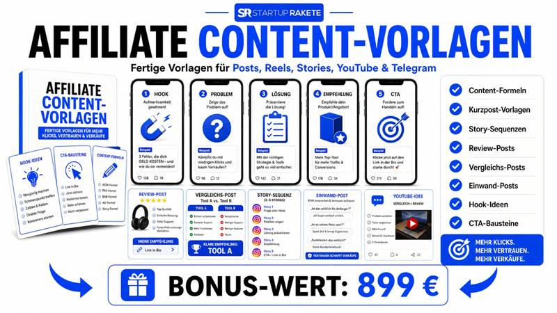 TikFluencer Bonus: Affiliate Content-Vorlagen