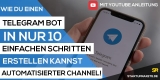 Telegram-Bot erstellen ▷ Der einfachste Weg zu deinem  Autoresponder-Channel ✓